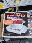 Brand New Microwaveable Hot Plate Heat Magic "as Seen Tv" Granite Ontel. Fixed Price $14.88.