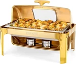 9QT Roll Top Chafing Dish Buffet Set Stainless Steel With Thick Frame For Party. Fixed Price $119.99.