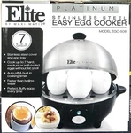 Easy Egg Cooker, Elite Platinum Stainless Steel, Model #EGC-508 New Delicious!. Fixed Price $15.51.