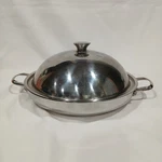 Wolfgang Puck Bistro Collection 13" Braising Pan Stainless Steel W/ Lid Read. Fixed Price $29.95.