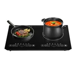 4000W Portable Induction Cooktop Countertop Dual Cooker Burner Stove Hot Plate. Fixed Price $106.18.