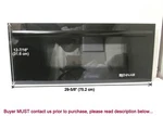 Jenn-air Outer Door Glass (black) 30", WPW10176200, JMC2130WB00. Fixed Price $200.00.