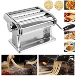 Hand-cranked Stainless Steel Fresh Pasta Noodle Maker Roller & Cutter Home. Fixed Price $26.98.