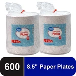 Great Value Everyday Disposable Paper Plate 8.5 Inch, 600 Count. Fixed Price $39.99.