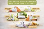 Vegetable Spiralizer Kitchen Tool Zucchini Potatoes Veggie Noodle Maker Vegan. Fixed Price $39.95.