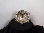 Godinger Silver Plate Grapevine Design Leaf Serving Dish Tray 7". Fixed Price $10.00.