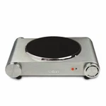 Salton Single Stainless Steel Infrared Portable Electric Cooktop With Variable. Fixed Price $99.99.