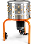 Electric Chicken Plucker 1HP - Stainless Steel Poultry Machine With Wheels. Fixed Price $699.99.