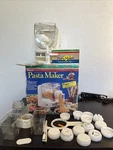 Popeil's Ronco Automatic Pasta Maker Machine Model P400 W/ 24 Dies + Accessories. Fixed Price $94.39.