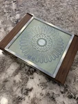 Salton Hotray H-907M Electric Food Warmer Glass Top Warming Plate 150 No Cord. Fixed Price $12.00.