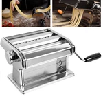 Hand-cranked Stainless Steel Fresh Pasta Noodle Maker Roller & Cutter Home. Fixed Price $26.98.