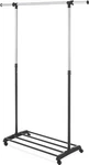 Whitmor Deluxe Adjustable Garment Rack - Rolling Clothes Organizer Black And. Fixed Price $50.29.