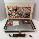 Salton Hotray Electric Food Warmer H-928 Original Box Stickers Tested. Fixed Price $24.99.