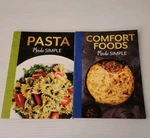 Made Simple Cookbook Set Comfort Foods Pasta Recipes Kitchen Collection. Fixed Price $16.99.