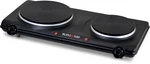 Eurostar ES212BK Double Burner With Cast-iron Flat Plates. Fixed Price $34.99.