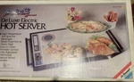 Vintage Broil King Hot Server Deluxe Electric Orig Box MO#1450-LE Gourmet Nos. Fixed Price $54.99.