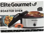 Elite Gourmet 18 Qt. Stainless Steel Roaster Oven With Self-basting Lid. Fixed Price $70.00.