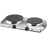 Brentwood 1440W 2-BURNER 7.5 In Silver Electric Hot Plate Nonslip Feet Lightweig. Fixed Price $30.86.