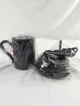 Rival Beverage Warmer With Bonus Ceramic 8OZ Black Mug Cup Open Box. Fixed Price $9.95.