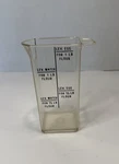 Simac Dispenser Measuring Cup Pastamatic 700 Egg Water. Fixed Price $8.90.