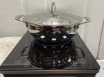 Tramontina 3 Piece Protable Induction Cooking System W/ 4QT Covered Pan. Fixed Price $89.99.