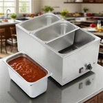 Hakka Electric Food Warmer Commercial Kitchen Steam Table Buffet Bain Marie. Fixed Price $179.99.