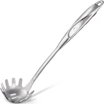 Zulay Kitchen Stainless Steel Spaghetti Spoon - 12 Pasta Server, Silver. Fixed Price $22.97.