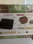 Copper Chef Xl Induction Cooktop & 11" Deep Dish Casserole Pan Fryer - Open Box. Fixed Price $113.48.