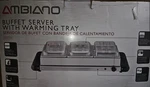 Ambiano Buffet Server With Warming 300W 4 Trays Transparent Lids Sale. Fixed Price $69.99.