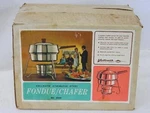 Vollrath New-in-box Stainless Steel Fondue-chafer Set W/4 Forks W/wood Handles. Fixed Price $29.85.