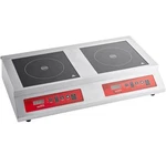 Avantco IC35DB Stainless Steel Double Countertop Induction Range 208-240V. Fixed Price $209.99.