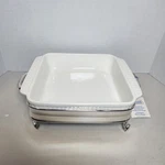 Haute Cuisine F.b. Rogers Gourmet Cooking Dish Ovenproof Casserole Silverplate. Fixed Price $27.99.