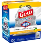 Glad 13 Gallon Forceflex Plus Trash Bags Grey Lemon Scent 120 Ct Kitchen. Fixed Price $26.99.
