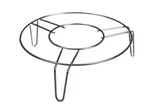Magic Chef Inner Rack For MCSMC10S7-04. Fixed Price $74.99.