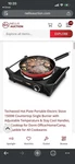 Techwood Hot Plate Portable Electric Stove 1500W Countertop Single Burner With. Fixed Price $31.50.