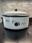Vintage Nesco 4816-14 Porcelain Roaster Oven Quart, White Tested. Fixed Price $29.99.
