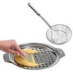 Stainless Steel Spaetzle Maker Lid With 10.75 X Inches, Silver. Fixed Price $30.09.