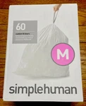 Simplehuman Code Custom Fit Liners Tall Kitchen Extra Strong Trash Bag 45L X60. Fixed Price $21.85.