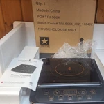 Copper Chef 1300 Watt Induction Cooktop KC16067-00300 W/box,manual. Fixed Price $35.00.