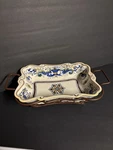 Temp-tations By Tara Presentable Ovenware Old World Blue Dish Wire Rack & Trivet. Fixed Price $21.99.
