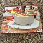As Seen On Tv Hot Rock Microwaveable - Plate New In Box Never Used. Fixed Price $23.99.