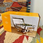 Bed Bath And Beyond 9.5 Quart Chafing Dish 9-LITER Stainless Steel Buffet. Fixed Price $49.95.