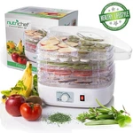 Nutrichef Electric Food Dehydrator, White 250W 10.2INHX8.7INWX11IND/ PKFD06. Fixed Price $44.99.