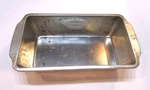 Primitive Old 1950'S Steel 3X5X9 Vintage Tin Bread Loaf Bake Pan. Fixed Price $20.00.