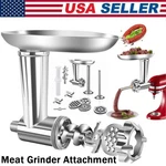 Home Meat Grinder Attachment Stainless Steel For Kitchenaid Stand Mixer. Fixed Price $29.49.