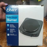 Oster Single Black Burner Hot Plate Adj. Temperature 900 Watts CKSTSB100 Pair. Fixed Price $30.00.