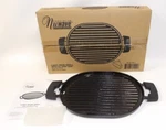 Nuwave Precision Induction Cooktop Cast Iron Grill W/ Oil Drip Tray Model 31104. Fixed Price $34.99.