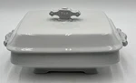 Antique Johnson Bros Royal Ironstone Covered Serving Dish Tureen White England. Fixed Price $48.30.