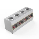 Commercial 4 Pot Electric Sauce Warmer Kitchen Cook Food Service Stainless Steel. Fixed Price $196.80.