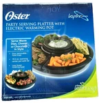 Oster Party Serving Platter TSP100 Electric Warming Pot Rotating Trays New. Fixed Price $26.99.